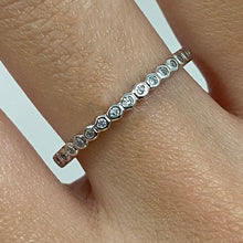 Cubic Zirconia Simple Round Band Ring