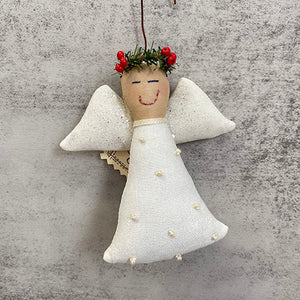 Angels Short Ornament