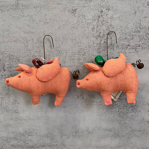 Pig Flying Ornament