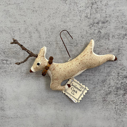 Leaping Deer Ornament