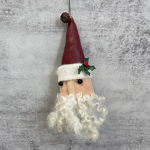 Santa Tear Drop Ornament