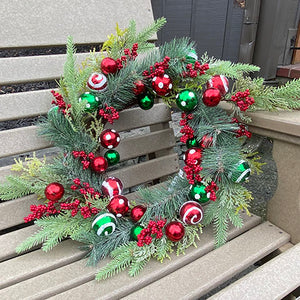 Merry Ornament Wreath