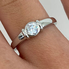 Round Solitaire Bezel Ring