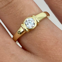 Round Solitaire Bezel Ring