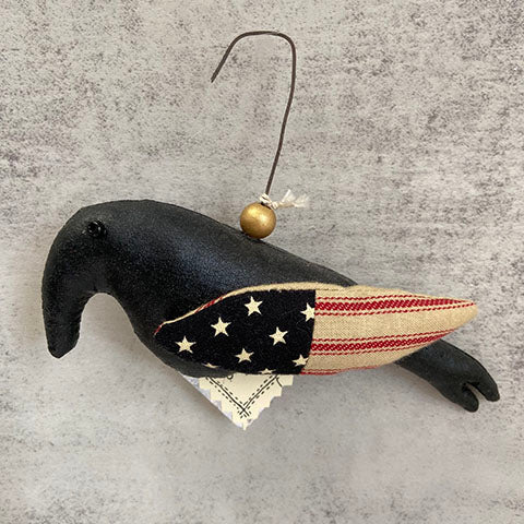 Liberty Crow Ornament