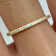 Pave 1/2 Eternity Band Ring