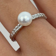 Pearl Solitaire Ring