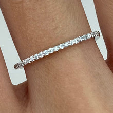 Pave 1/2 Eternity Band Ring