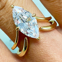 Marquise Double Band Ring