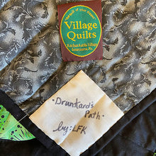 Drunkard's Path Throw Quilt