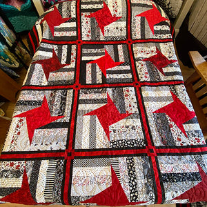 Dancing Stars Throw Quilt