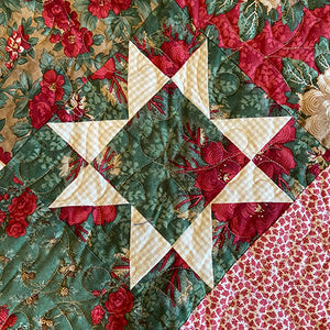 Holiday Stars Throw Quilt