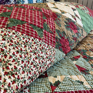 Holiday Stars Throw Quilt