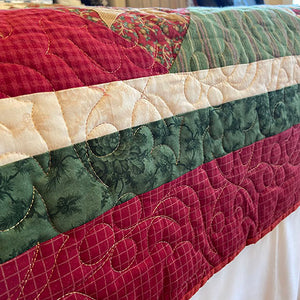 Holiday Stars Throw Quilt