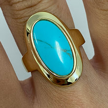 Long Oval Stone Ring