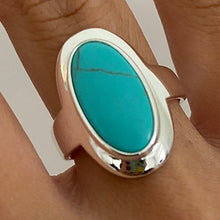Long Oval Stone Ring