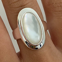 Long Oval Stone Ring