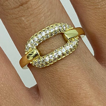 Single Chain Sparkle Ring