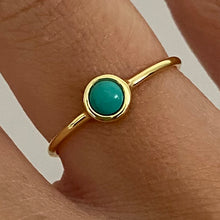 Stone Bezel Solitaire Ring