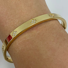 Cubic Zirconia Diamond Cuff Bracelet