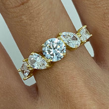 Rectangle, Tear & Circle Ring