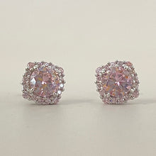 Square Halo Earrings