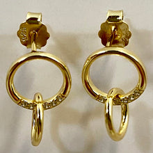 Double Loop Dangle Earrings