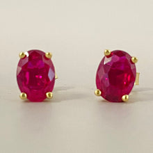 Oval Stud Earrings