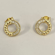 Bubble Circle Stud Earrings