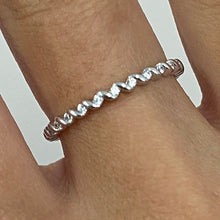 Simple Zig Zag Cubic Zirconia Ring