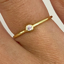 Mini Bezel Set Ring