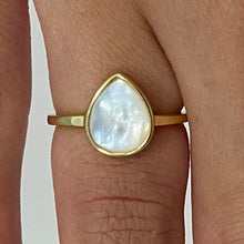 Teardrop Stone Ring