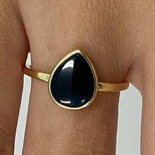 Teardrop Stone Ring