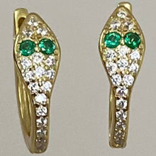 Snake Hoop Earrings