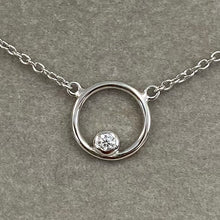 O Ring with Gem Necklace