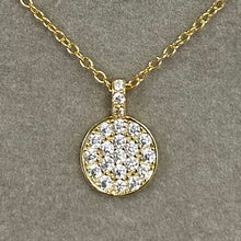 Sparkle Circle Charm Necklace
