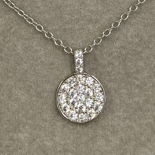 Sparkle Circle Charm Necklace