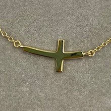 Scoop Cross Necklace