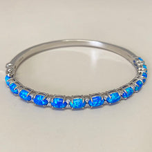 Opal 13-Stone Clasp Bangle