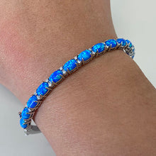 Opal 13-Stone Clasp Bangle