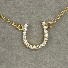 Sparkle Horseshoe Necklace
