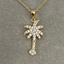 Sparkle Palm Tree Necklace