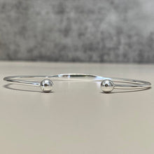 Double Ball Open Bangle