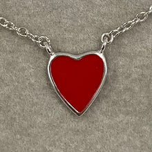 Enamel Heart Necklace