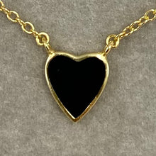 Enamel Heart Necklace