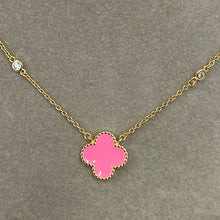 Enamel Clover Necklace