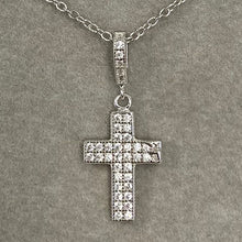 Pave Cross Necklace