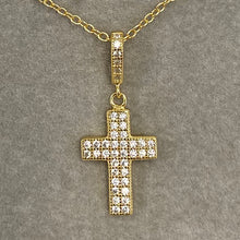 Pave Cross Necklace