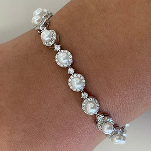 Pearl Halo Bracelet