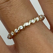 Cubic Zirconia Zig Zag Ring